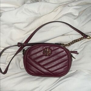 Tory Burch Burgundy Crossbody Bag